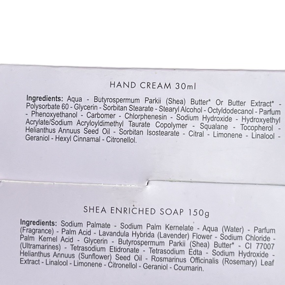 Shea Butter Enriched Soap & Hand Cream Lavender New & Sealed Made In France - Picture 6 of 6